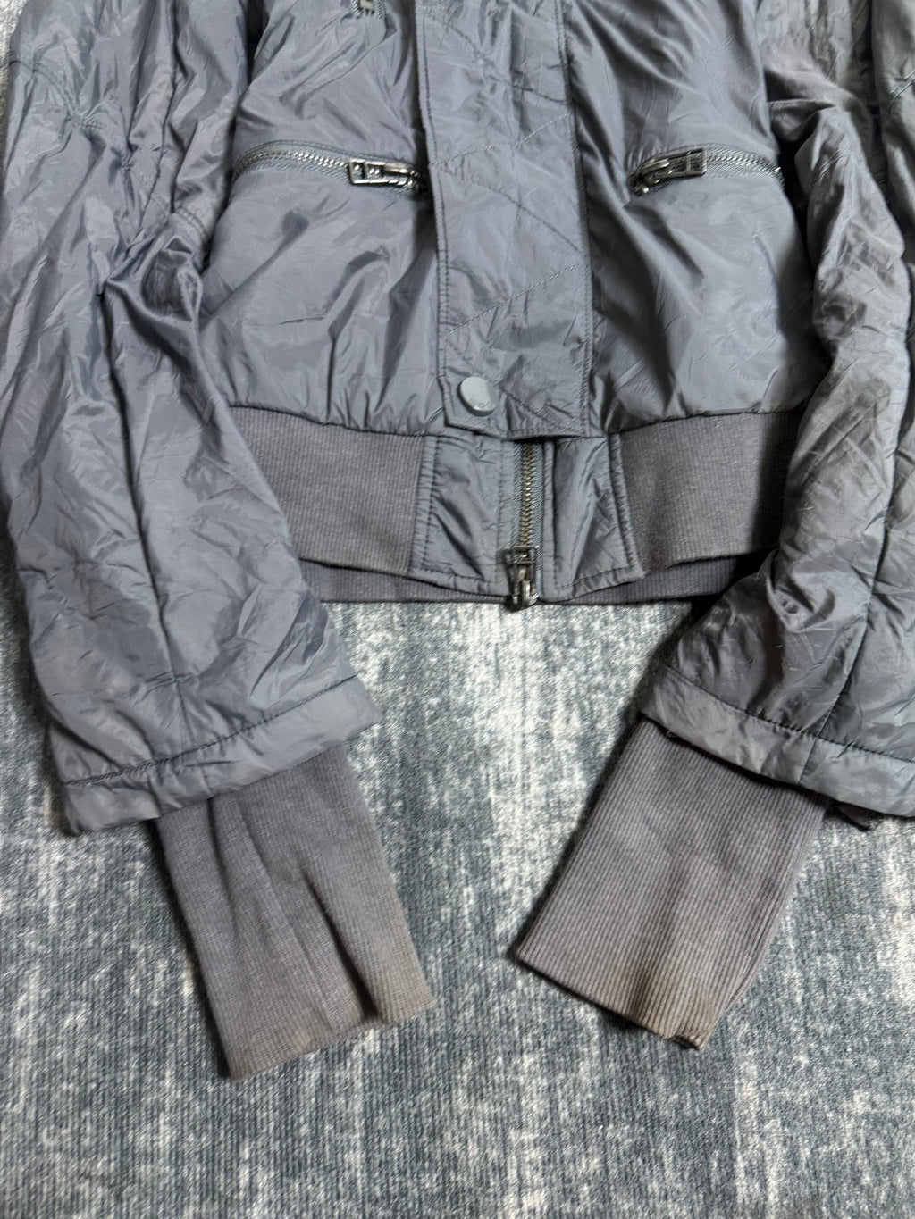 B2V - SPIRAL GIRL DOUBLE ZIP JACKET༒ vintage streetwear thrift y2k clothing by B2V_BAD2WEAR
