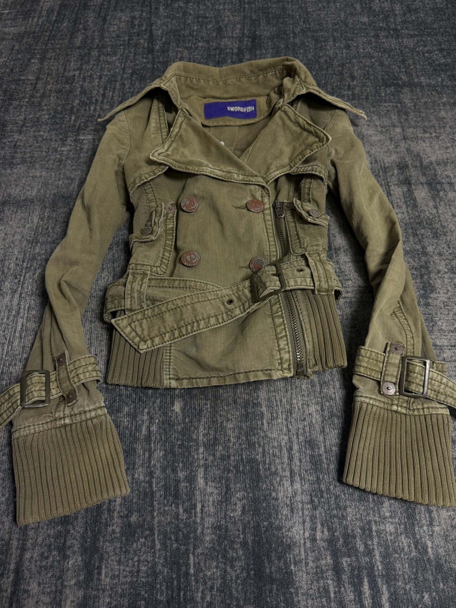 B2V - SWORDFISH WW2 JACKET༒ vintage streetwear thrift y2k clothing by B2V_BAD2WEAR