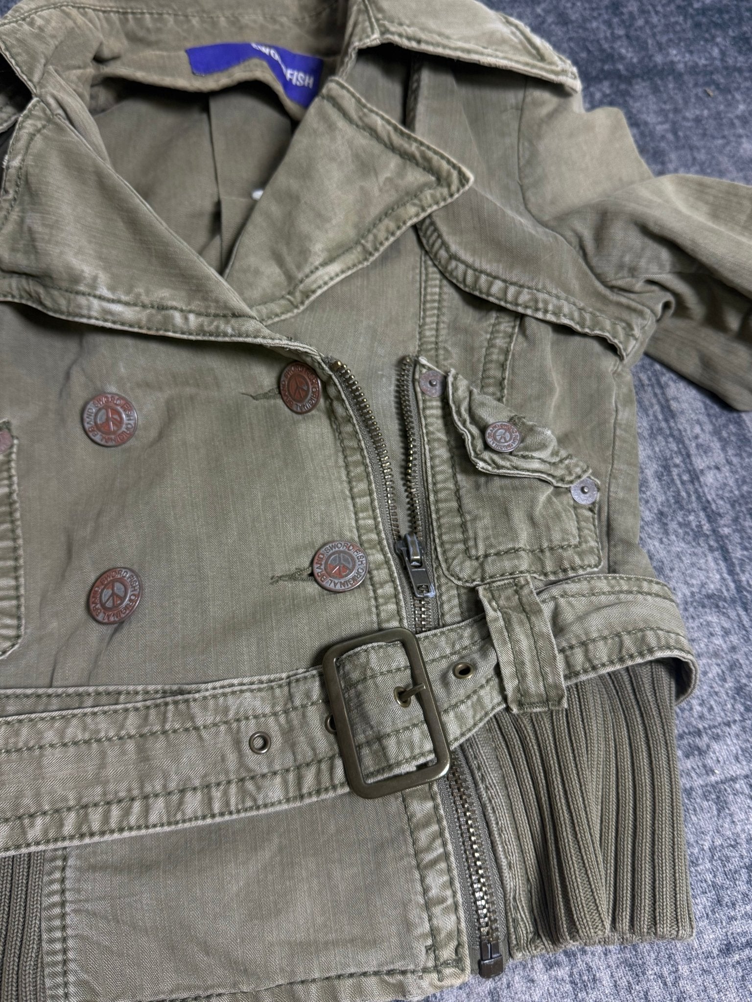 B2V - SWORDFISH WW2 JACKET༒ vintage streetwear thrift y2k clothing by B2V_BAD2WEAR