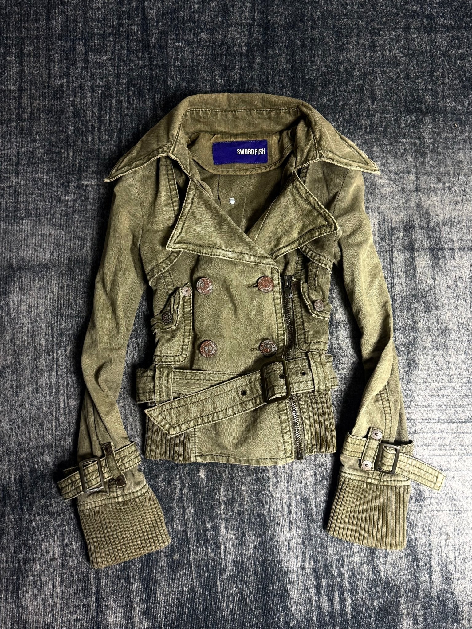 B2V - SWORDFISH WW2 JACKET༒ vintage streetwear thrift y2k clothing by B2V_BAD2WEAR