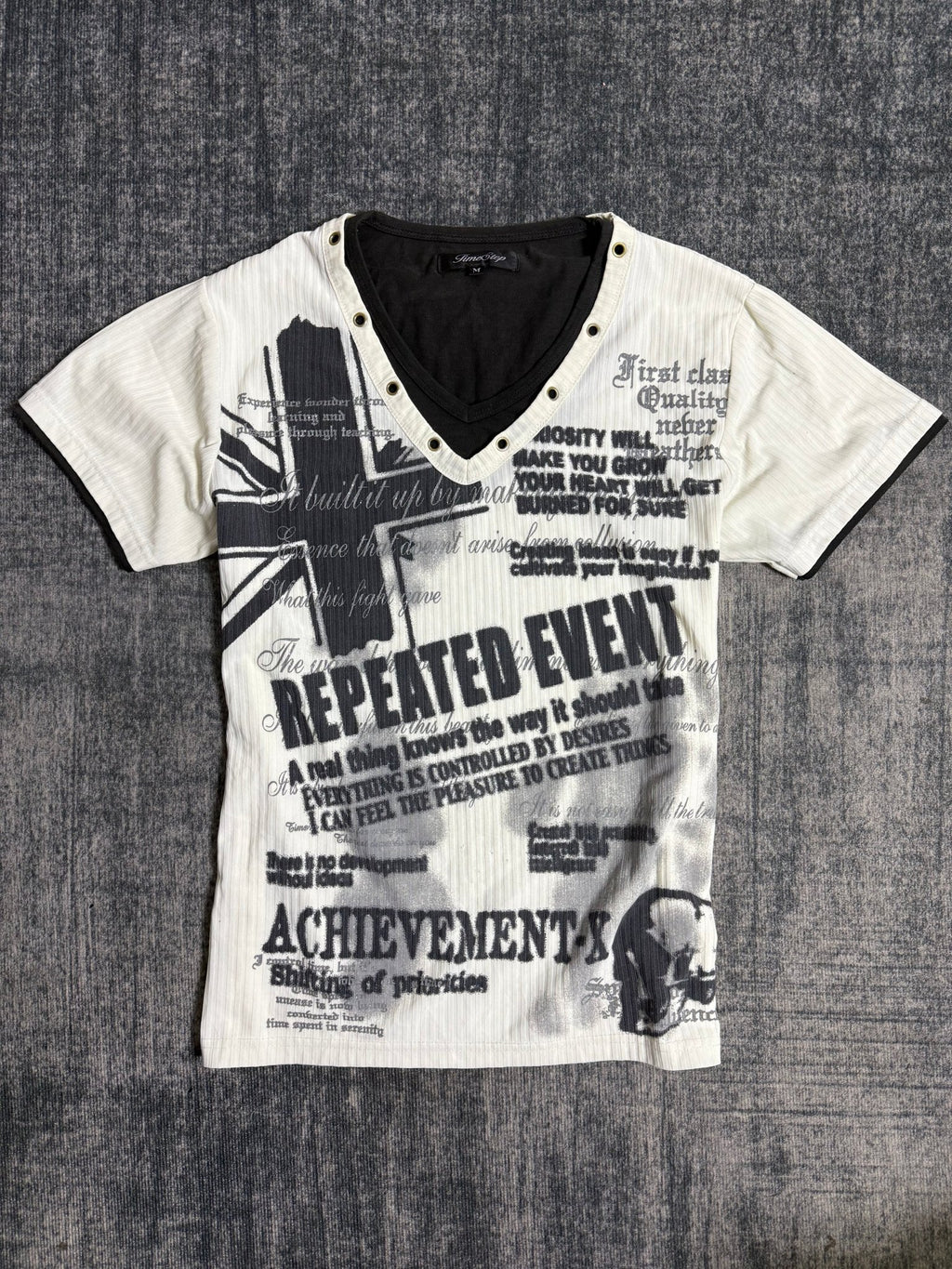 B2V - TIMESTEP SHIRT༒ vintage streetwear thrift y2k clothing by B2V_BAD2WEAR