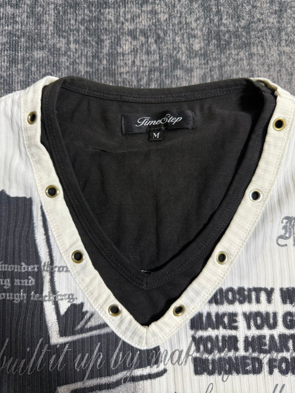 B2V - TIMESTEP SHIRT༒ vintage streetwear thrift y2k clothing by B2V_BAD2WEAR