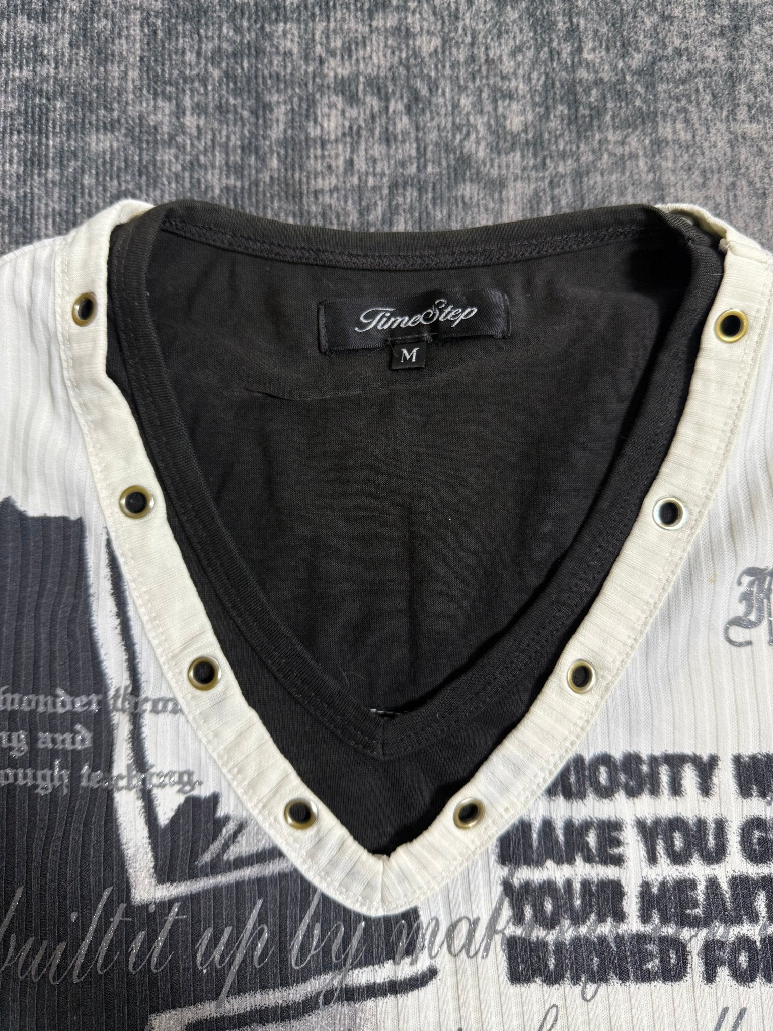B2V - TIMESTEP SHIRT༒ vintage streetwear thrift y2k clothing by B2V_BAD2WEAR