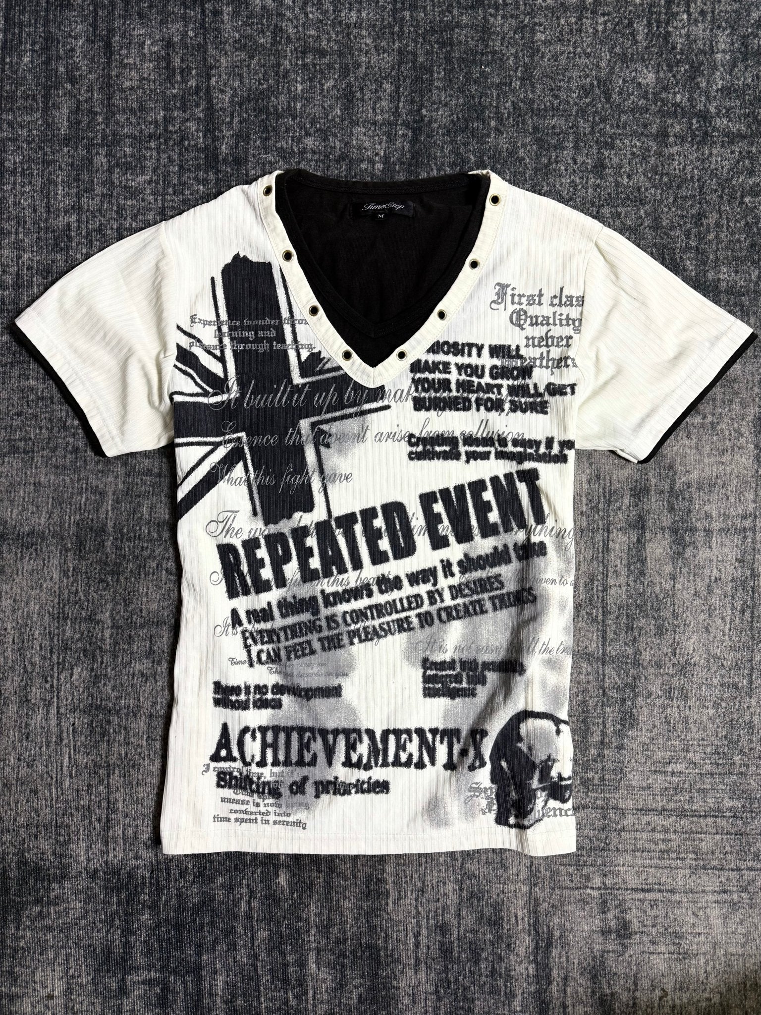 B2V - TIMESTEP SHIRT༒ vintage streetwear thrift y2k clothing by B2V_BAD2WEAR