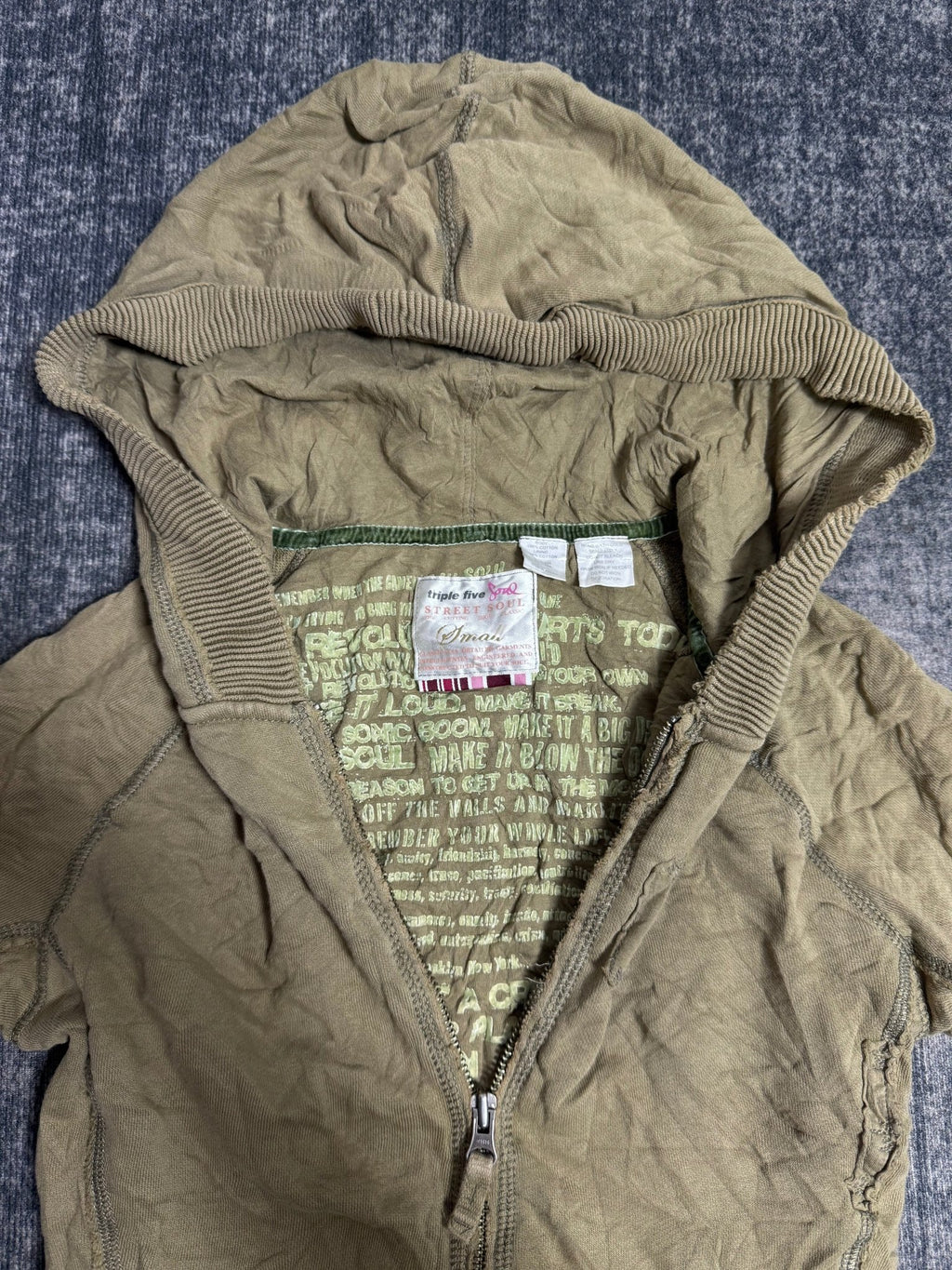 B2V - TRIPLE FIVE HOODIE༒ vintage streetwear thrift y2k clothing by B2V_BAD2WEAR