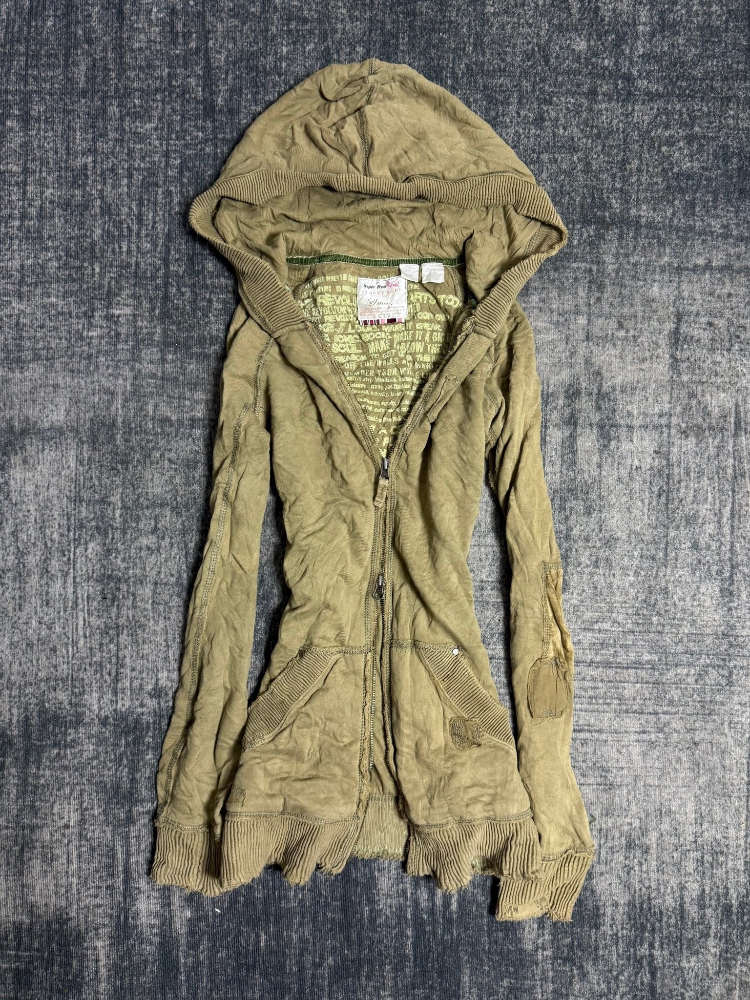 B2V - TRIPLE FIVE HOODIE༒ vintage streetwear thrift y2k clothing by B2V_BAD2WEAR