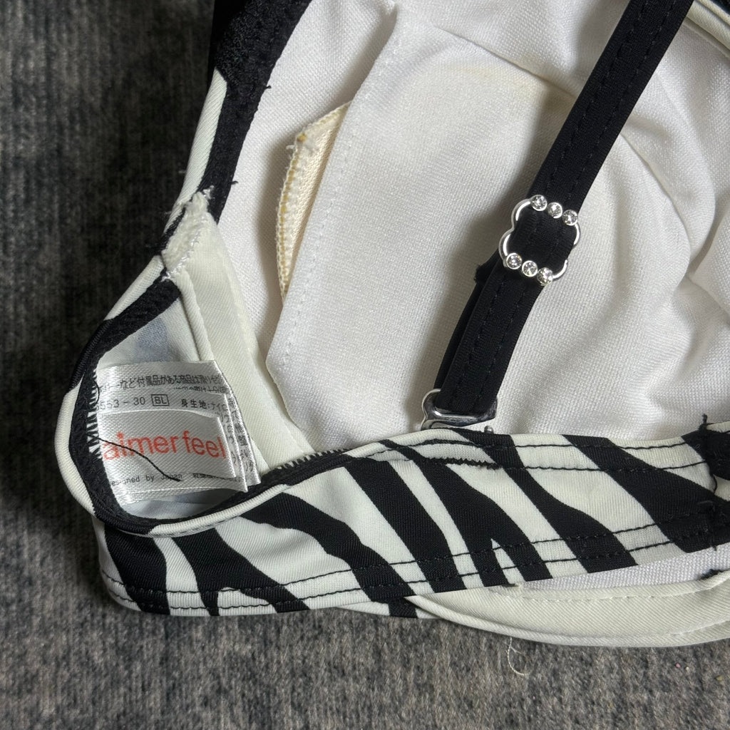 B2V ZEBRA PRINT SET༒SOLD TO ALPHA membership vintage streetwear thrift y2k clothing by B2V_BAD2WEAR