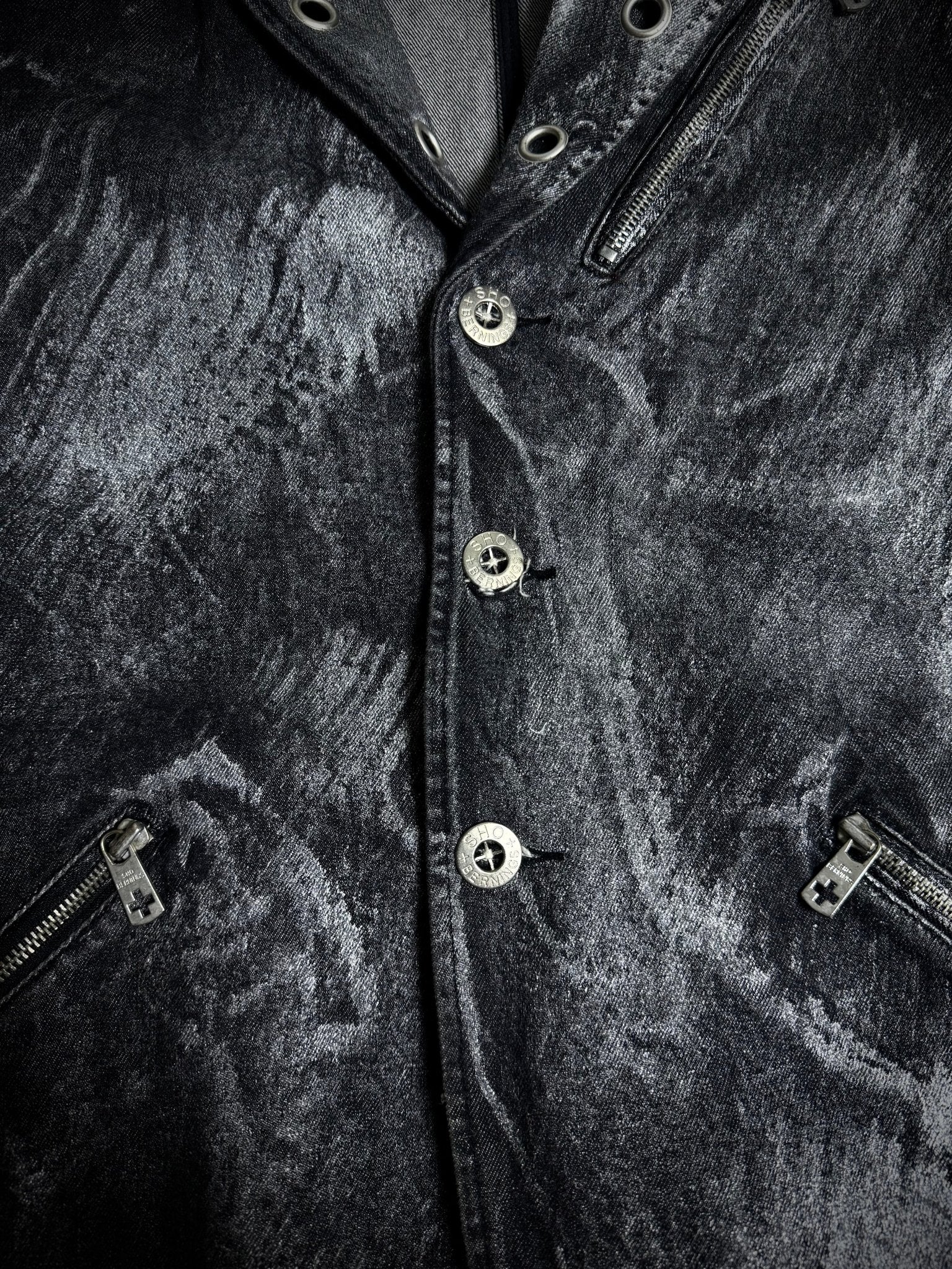 ༒BURNING SHO JACKET༒ vintage streetwear thrift y2k clothing by B2V_BAD2WEAR