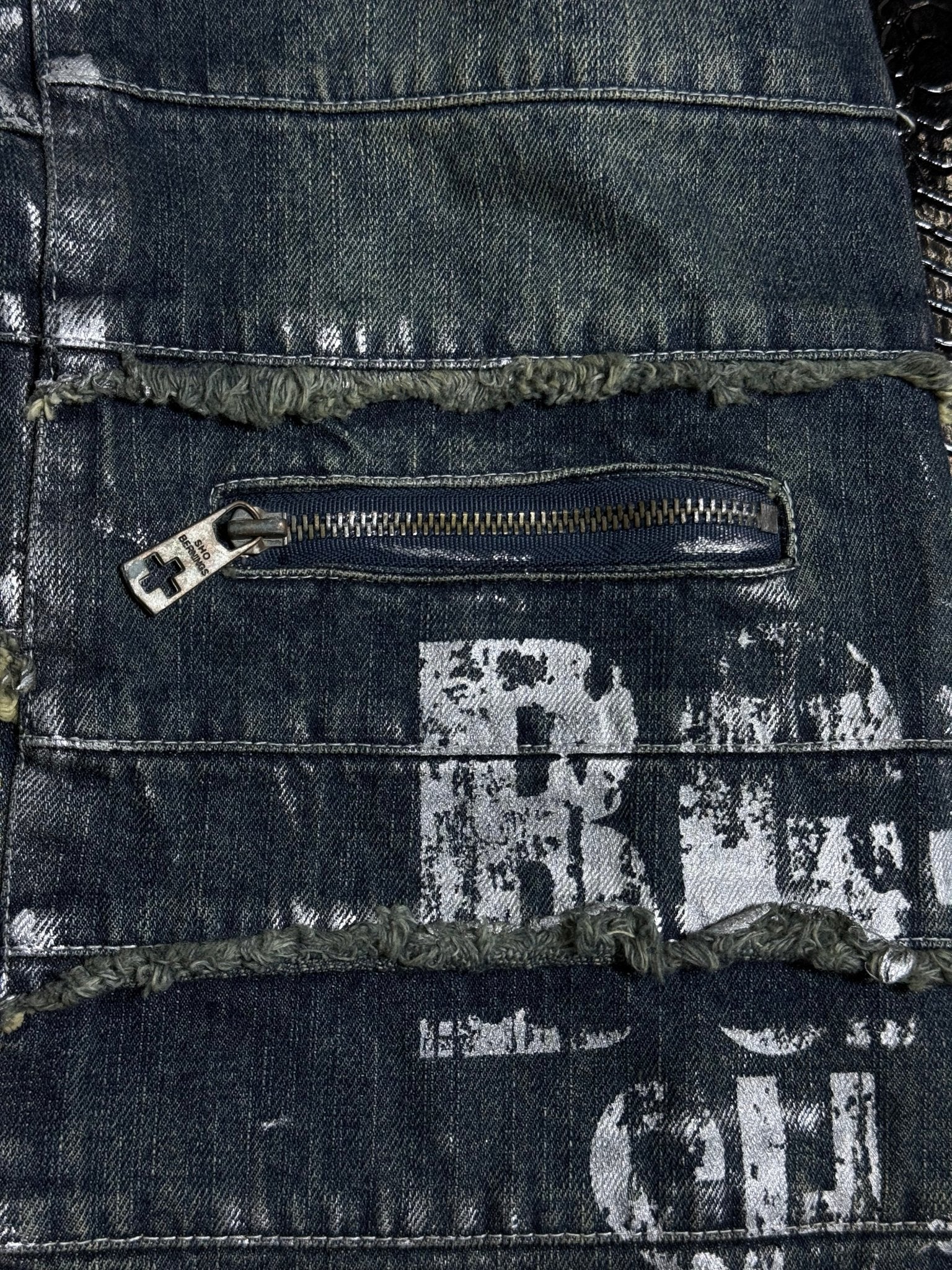 ༒BURNING SHO JEANS༒ vintage streetwear thrift y2k clothing by B2V_BAD2WEAR