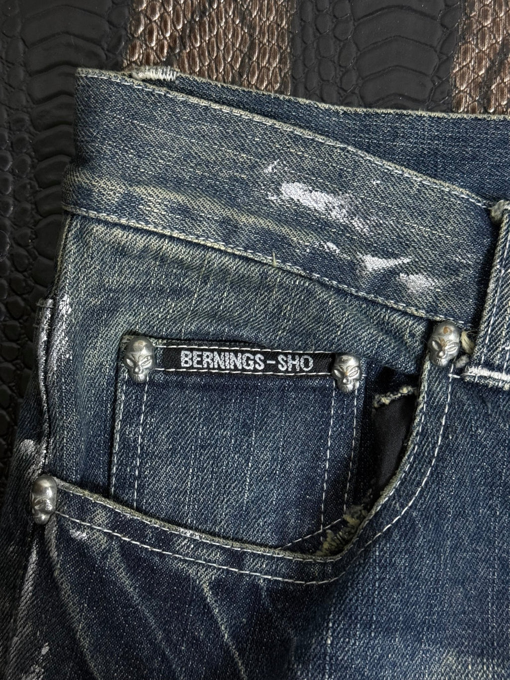 ༒BURNING SHO JEANS༒ vintage streetwear thrift y2k clothing by B2V_BAD2WEAR