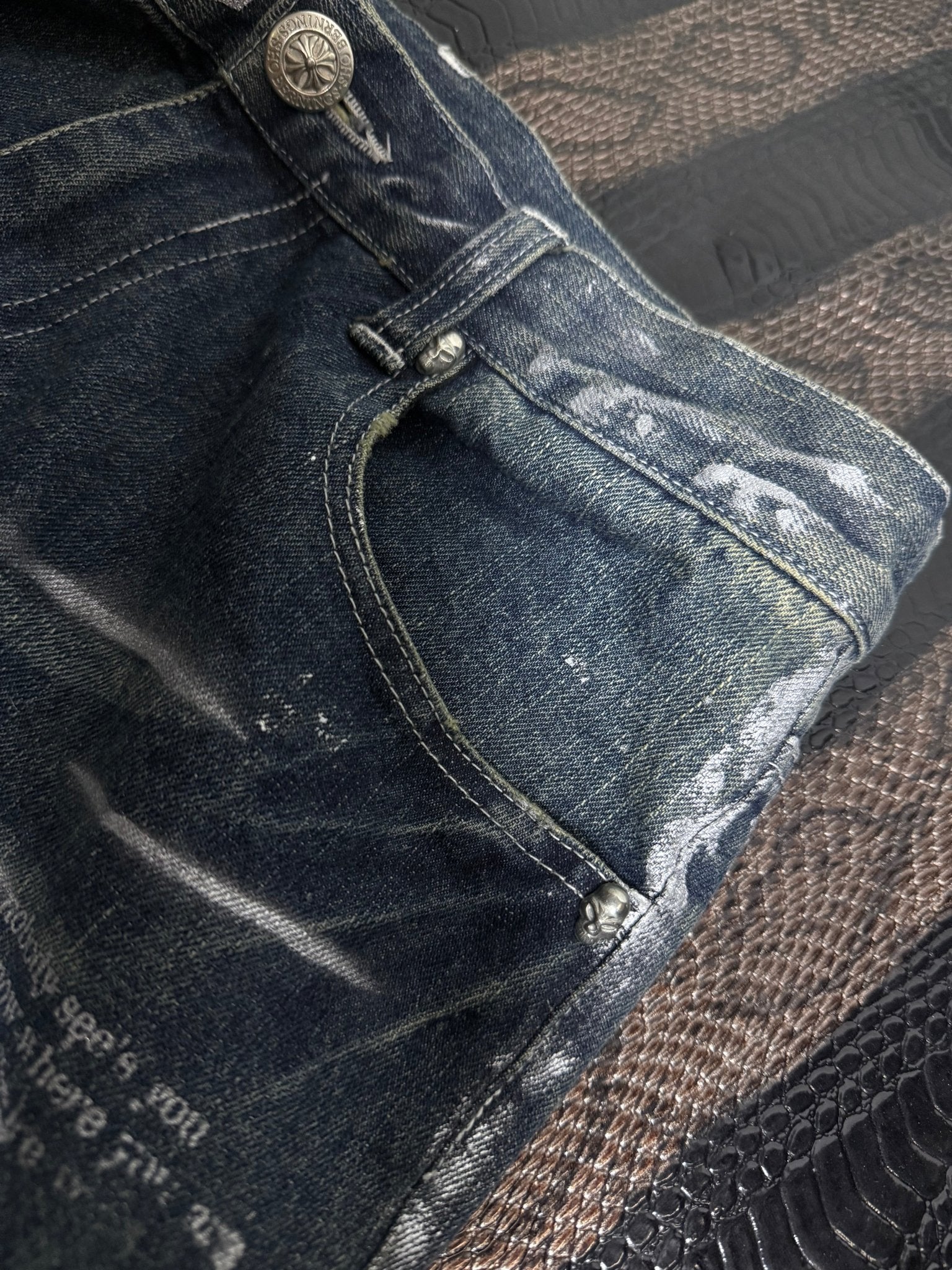 ༒BURNING SHO JEANS༒ vintage streetwear thrift y2k clothing by B2V_BAD2WEAR