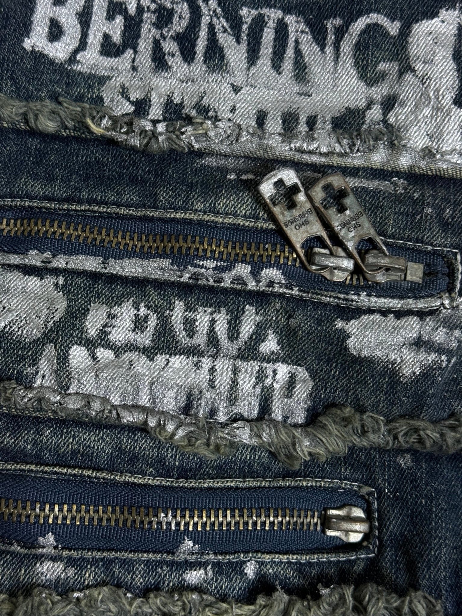 ༒BURNING SHO JEANS༒ vintage streetwear thrift y2k clothing by B2V_BAD2WEAR