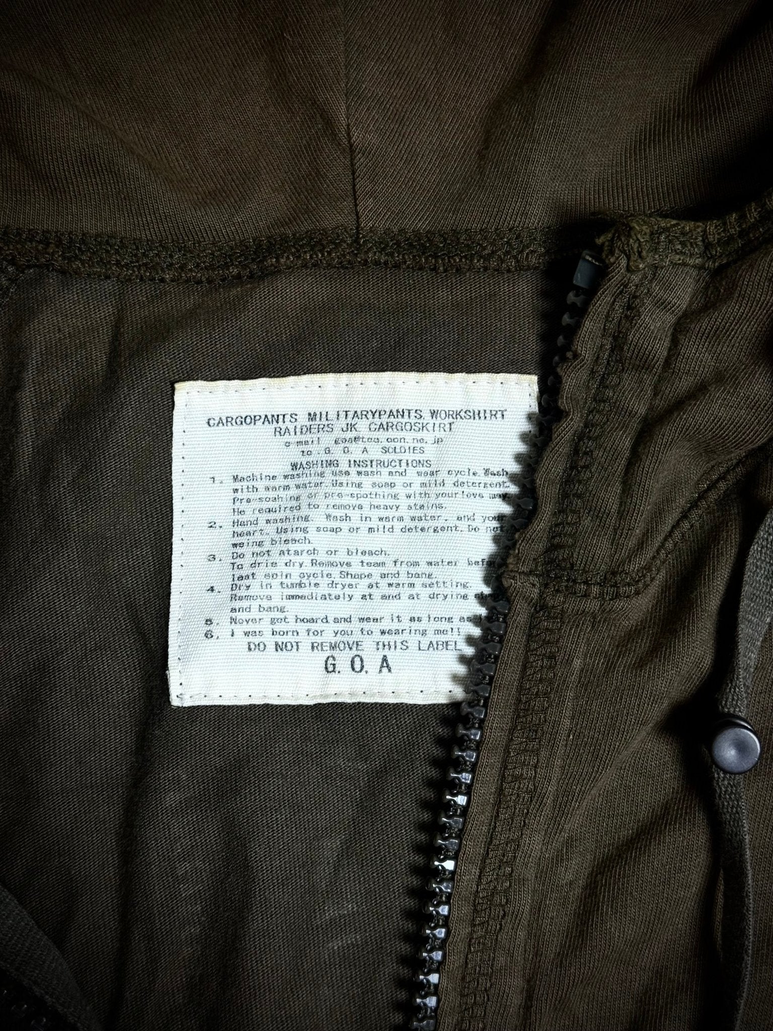 ༒G.0.A JACKET(1)༒ vintage streetwear thrift y2k clothing by B2V_BAD2WEAR