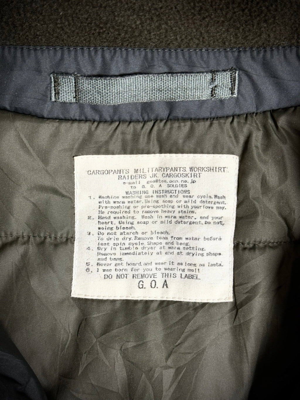 ༒G.0.A JACKET(2)༒ vintage streetwear thrift y2k clothing by B2V_BAD2WEAR