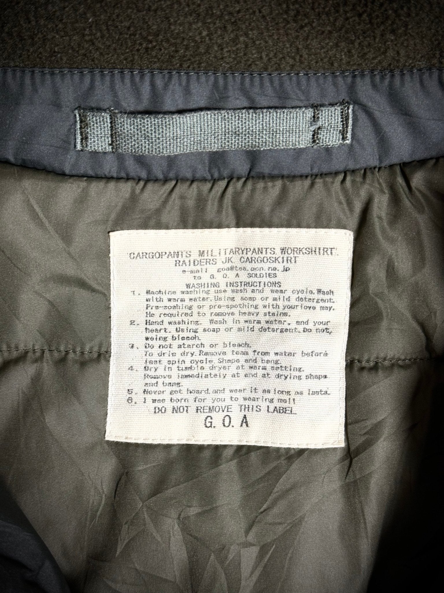 ༒G.0.A JACKET(2)༒ vintage streetwear thrift y2k clothing by B2V_BAD2WEAR