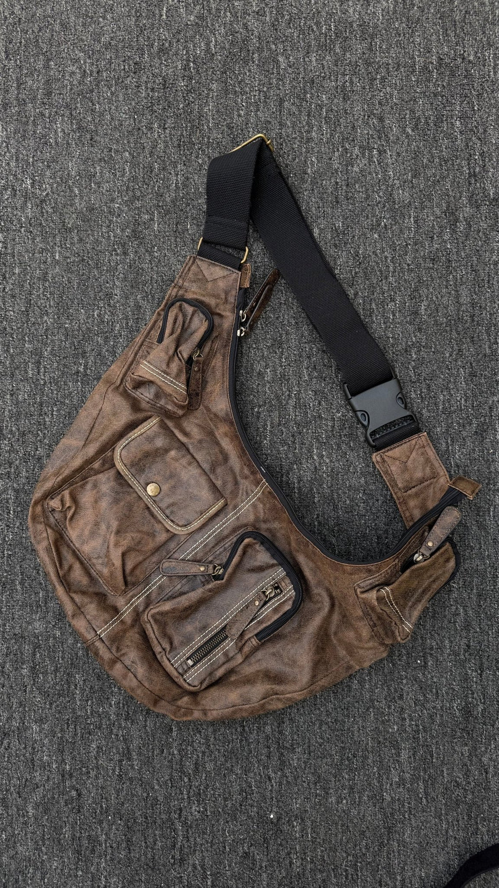 Grunge Fanny Packs Bag vintage streetwear thrift y2k clothing by B2V_BAD2WEAR
