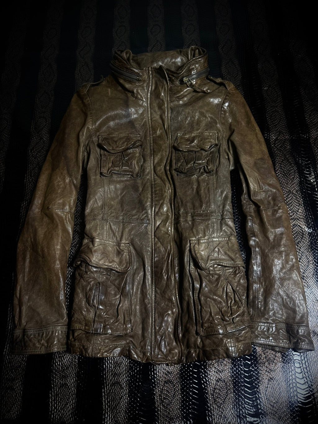 ༒LEATHER JACKET(1)༒ vintage streetwear thrift y2k clothing by B2V_BAD2WEAR