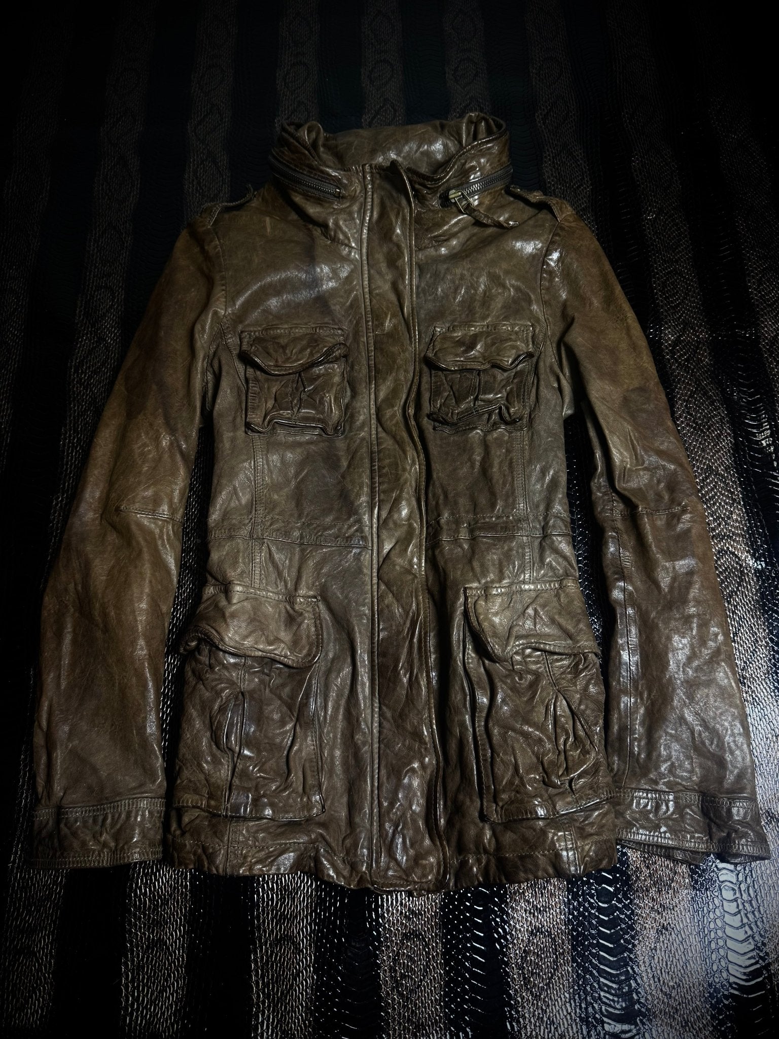 ༒LEATHER JACKET(1)༒ vintage streetwear thrift y2k clothing by B2V_BAD2WEAR