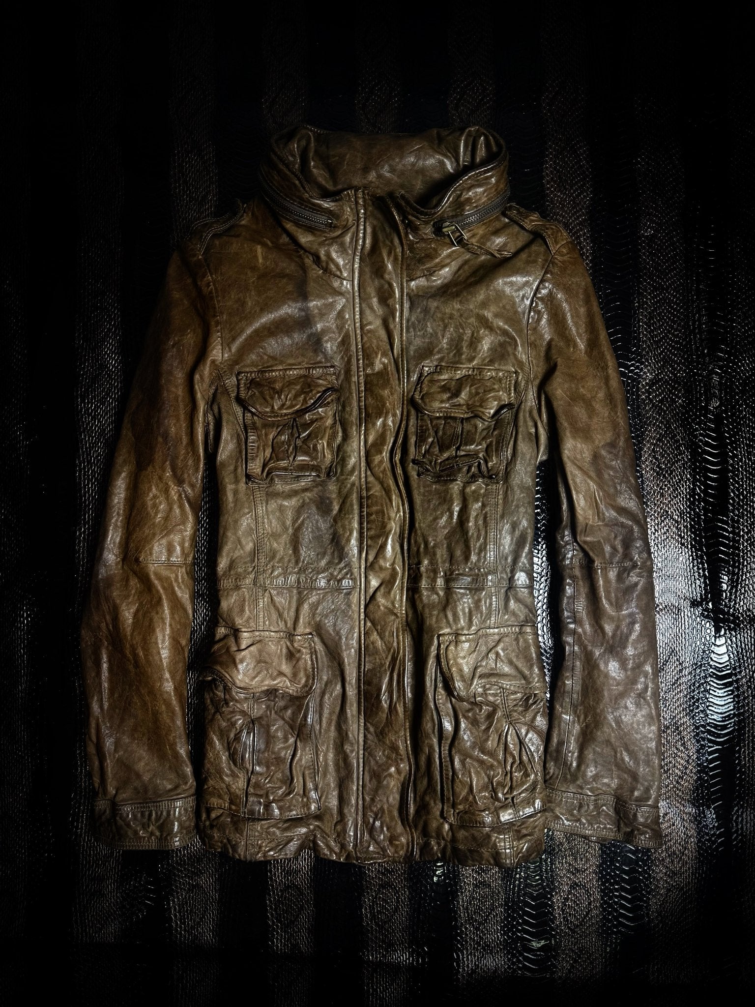 ༒LEATHER JACKET(1)༒ vintage streetwear thrift y2k clothing by B2V_BAD2WEAR