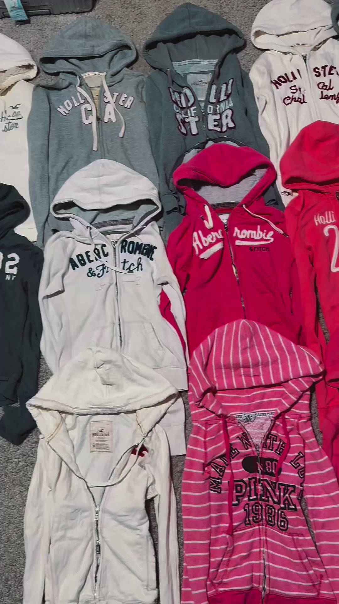 Abercrombie & Fitch Vintage Wholesale Lot — 16 PCS | Y2K Streetwear Resale Bundle