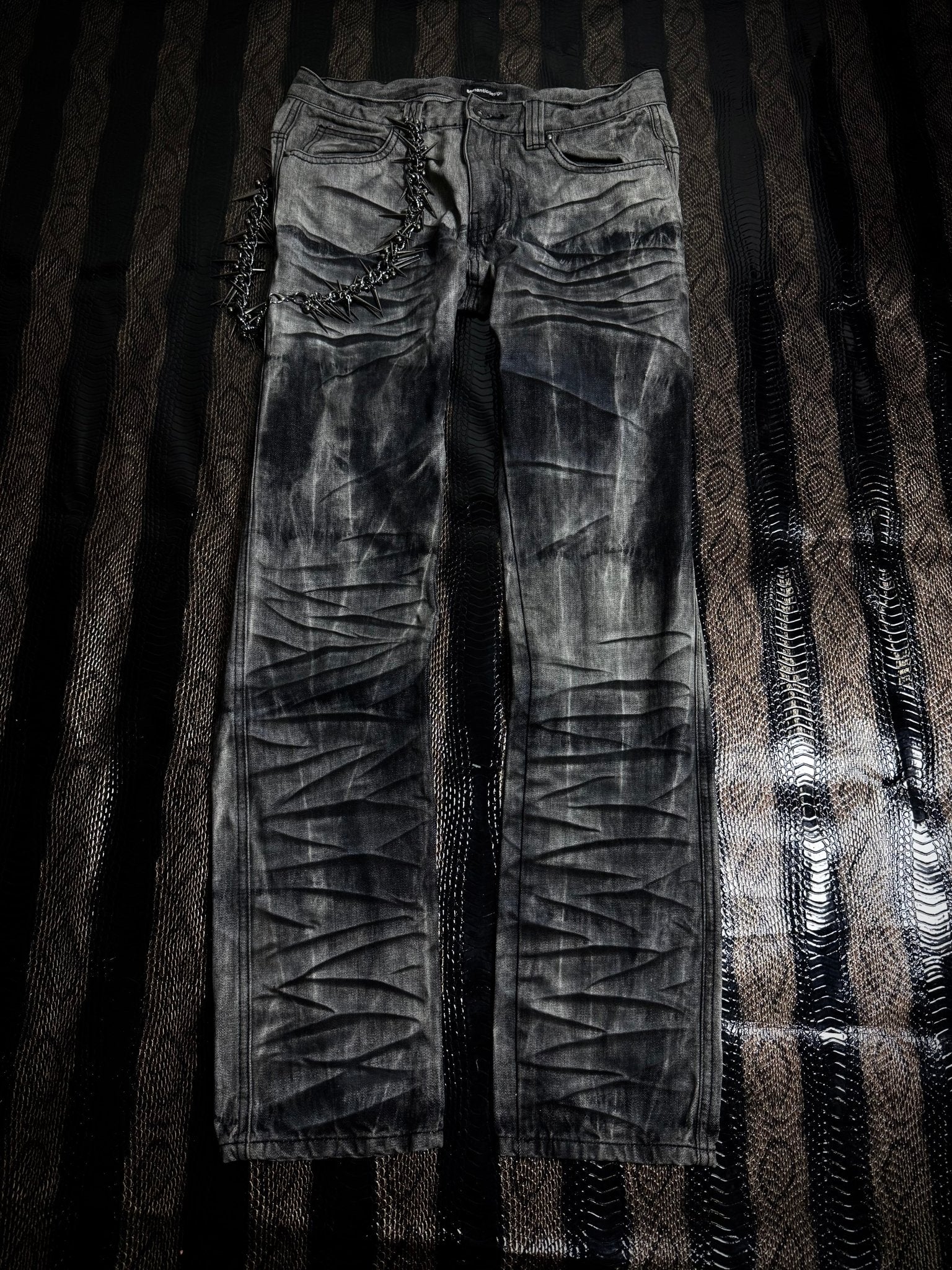 ༒SEMANTIC DESIGN JEANS༒ vintage streetwear thrift y2k clothing by B2V_BAD2WEAR