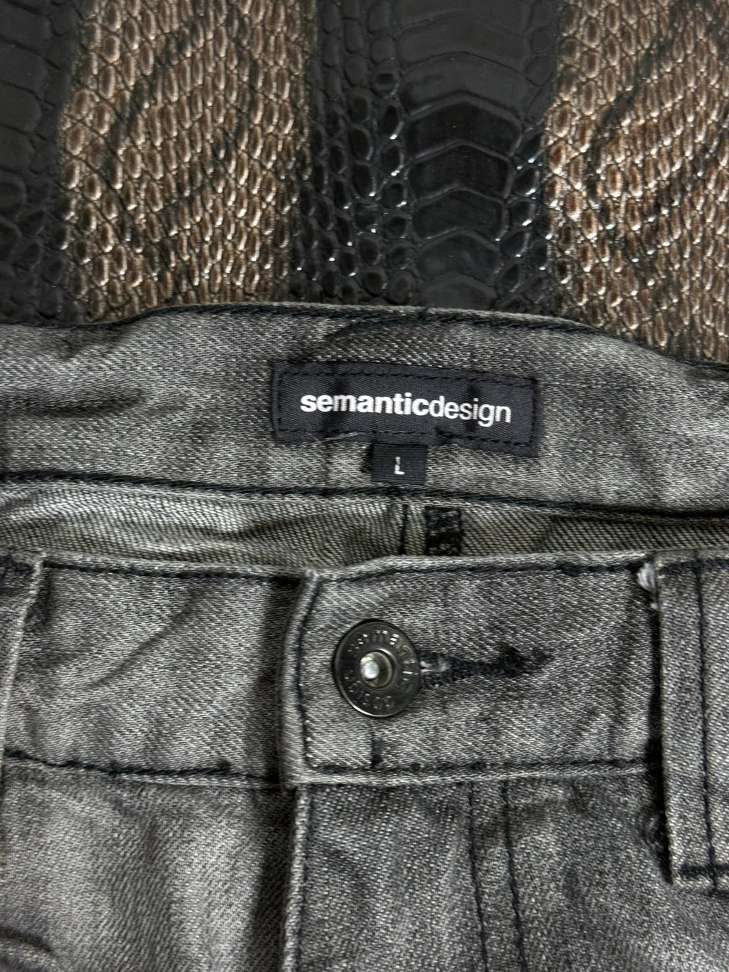 ༒SEMANTIC DESIGN JEANS༒ vintage streetwear thrift y2k clothing by B2V_BAD2WEAR