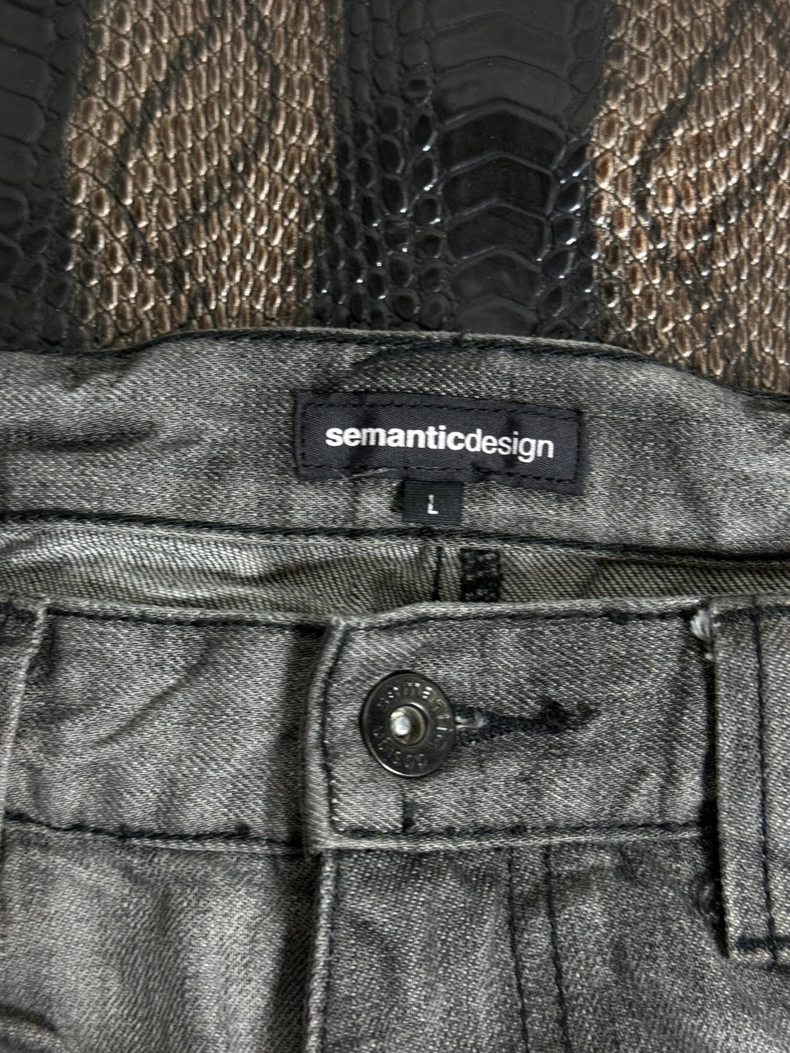 ༒SEMANTIC DESIGN JEANS༒ vintage streetwear thrift y2k clothing by B2V_BAD2WEAR